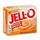 Jell-o Pudding & Pie Filling Instant Butterscotch Left Picture